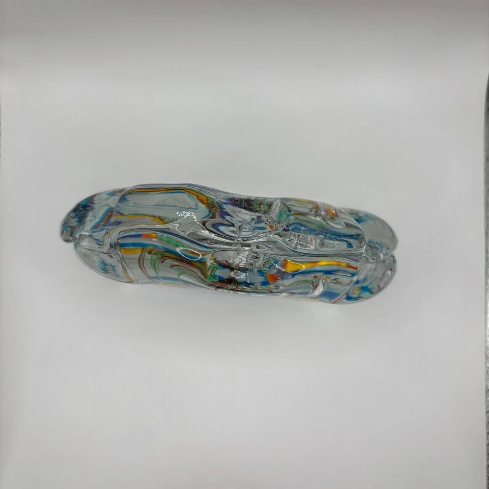 Murano Glass Multi Color Paperweight Fish Aquarium - Picture 5 of 12